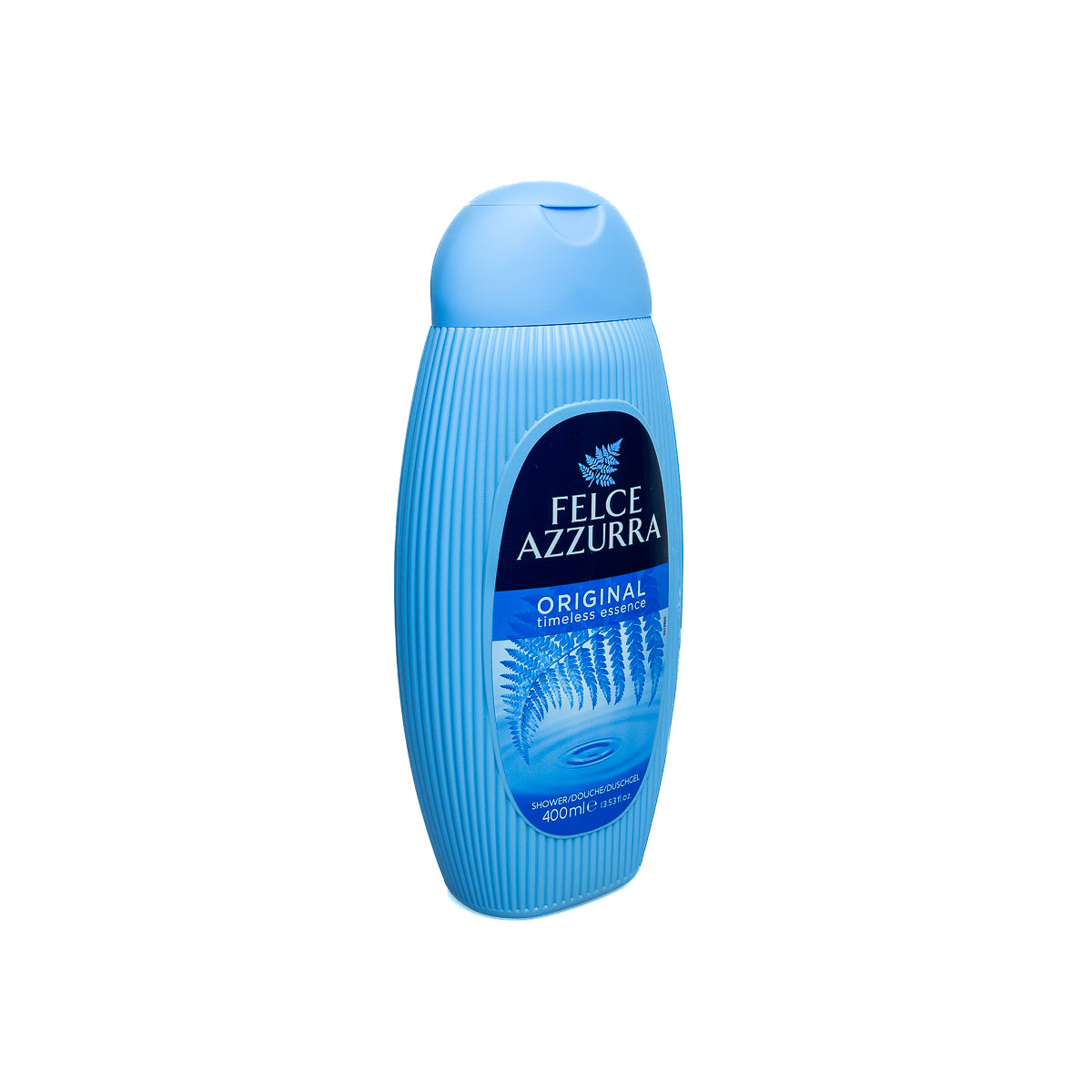 Indulge in the classic Felce Azzurra fragrance with this shower gel enriched with essential oils. Leaves your skin feeling clean, soft, and delicately scented.