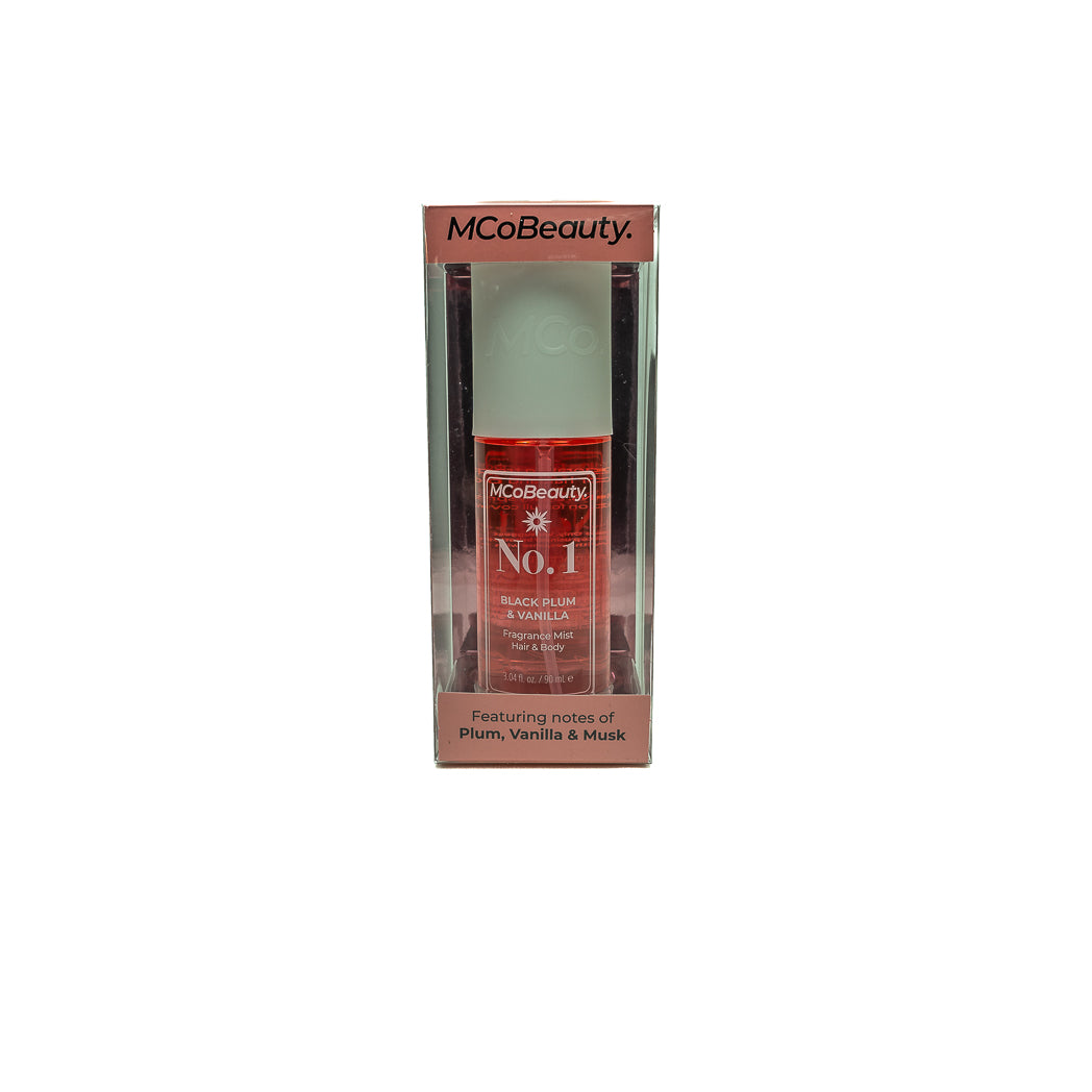 MCoBeauty Fragrance Body and Hair Mist - No.1 Black Plum & Vanilla 90ml