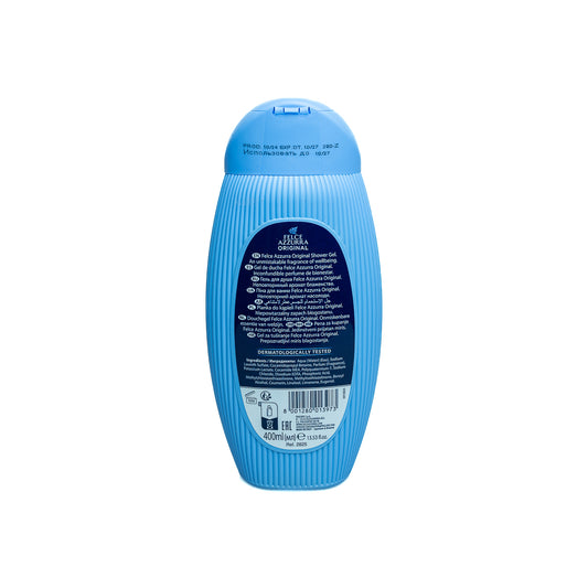 : Indulge in the classic Felce Azzurra fragrance with this shower gel enriched with essential oils. Leaves your skin feeling clean, soft, and delicately scented.