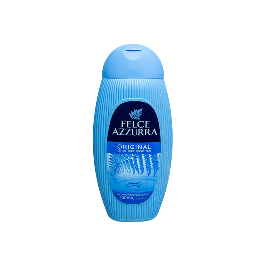 : Indulge in the classic Felce Azzurra fragrance with this shower gel enriched with essential oils. Leaves your skin feeling clean, soft, and delicately scented.
