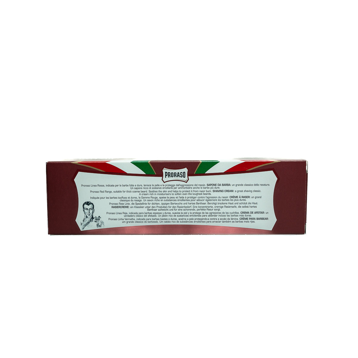 Specifically formulated for dry skin and coarse beards, this Proraso shave cream in a tube provides a rich and moisturizing lather for a comfortable shave.