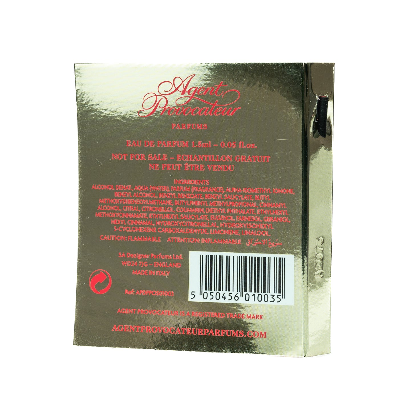 Agent Provocateur Maitresse 1.5ml Perfume Sample for Women - Soft Floral Scent - The6thScent