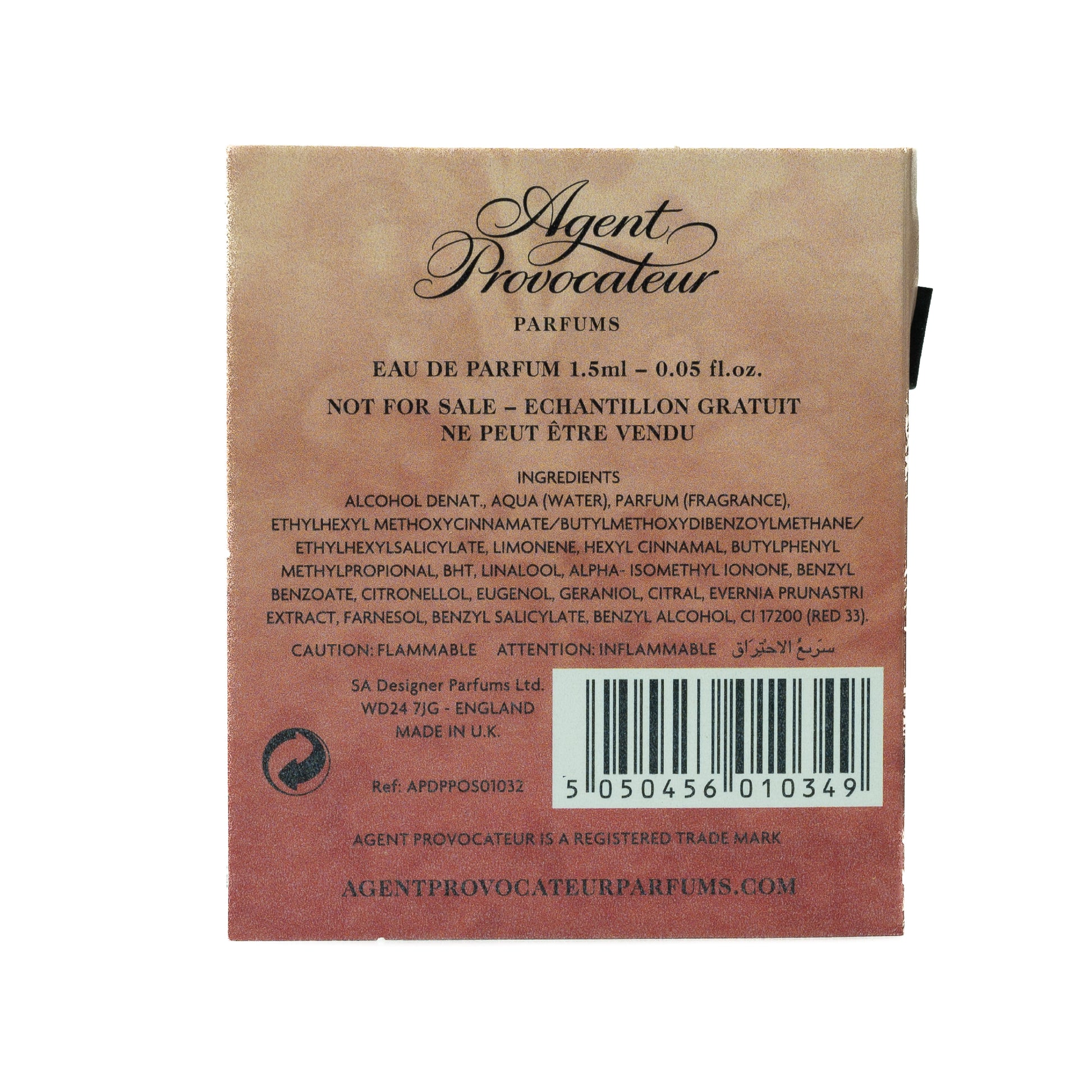 Agent Provocateur Petale Noir 1.5ml Sample EDP For Women - Oriental Floral - The6thScent