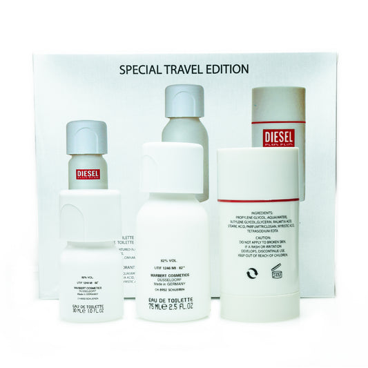 Diesel Plus Plus masculine Men 3 Pc Set Edt 75 Ml + Deo 75 Ml + Edt 30 Ml - The6thScent