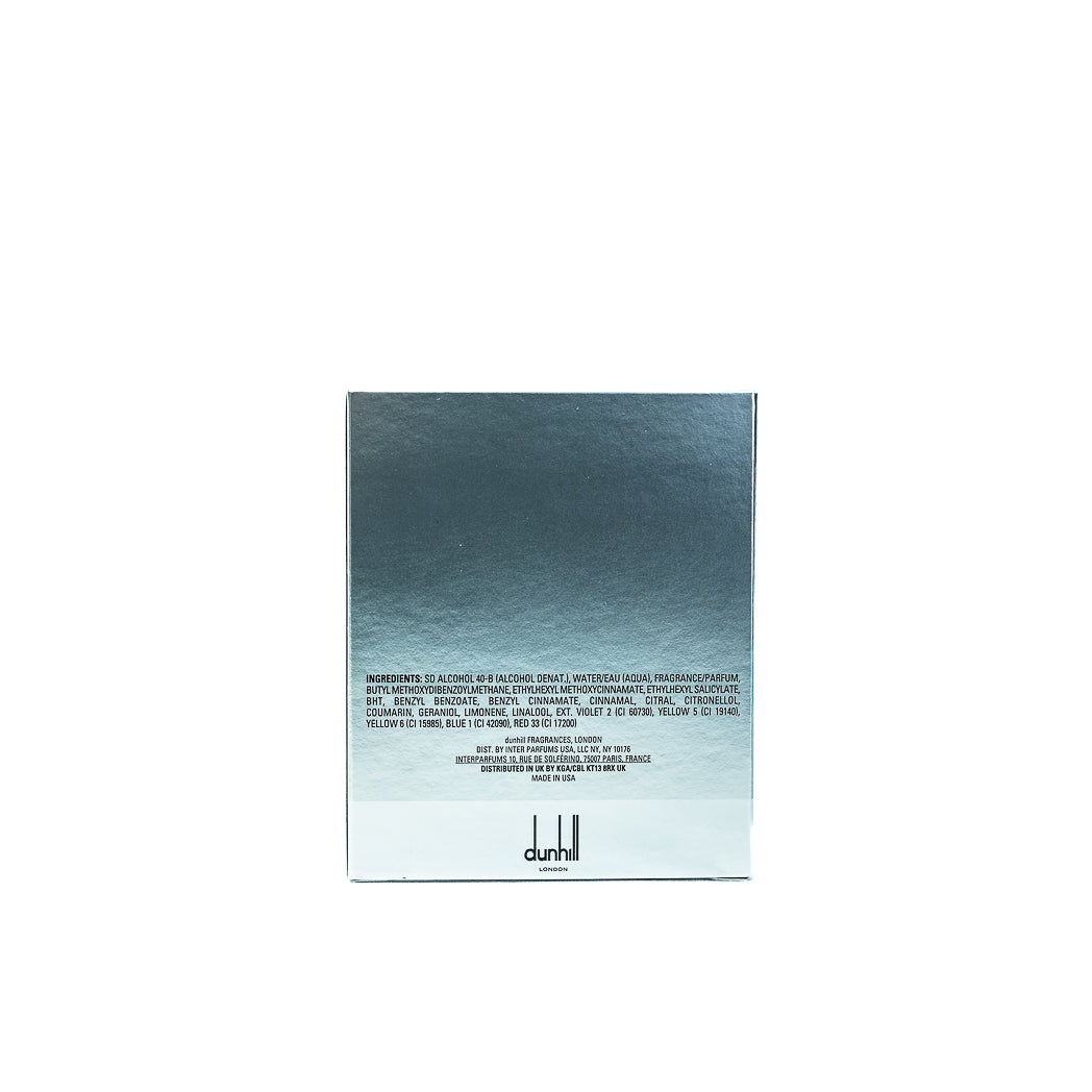 Experience timeless British luxury with Dunhill London EDT 100ml. This distinguished amber fougère fragrance for men blends sandalwood, tonka bean, patchouli, musk, vanilla, jasmine, rose, red apple, and geranium for a refined and masculine scent.