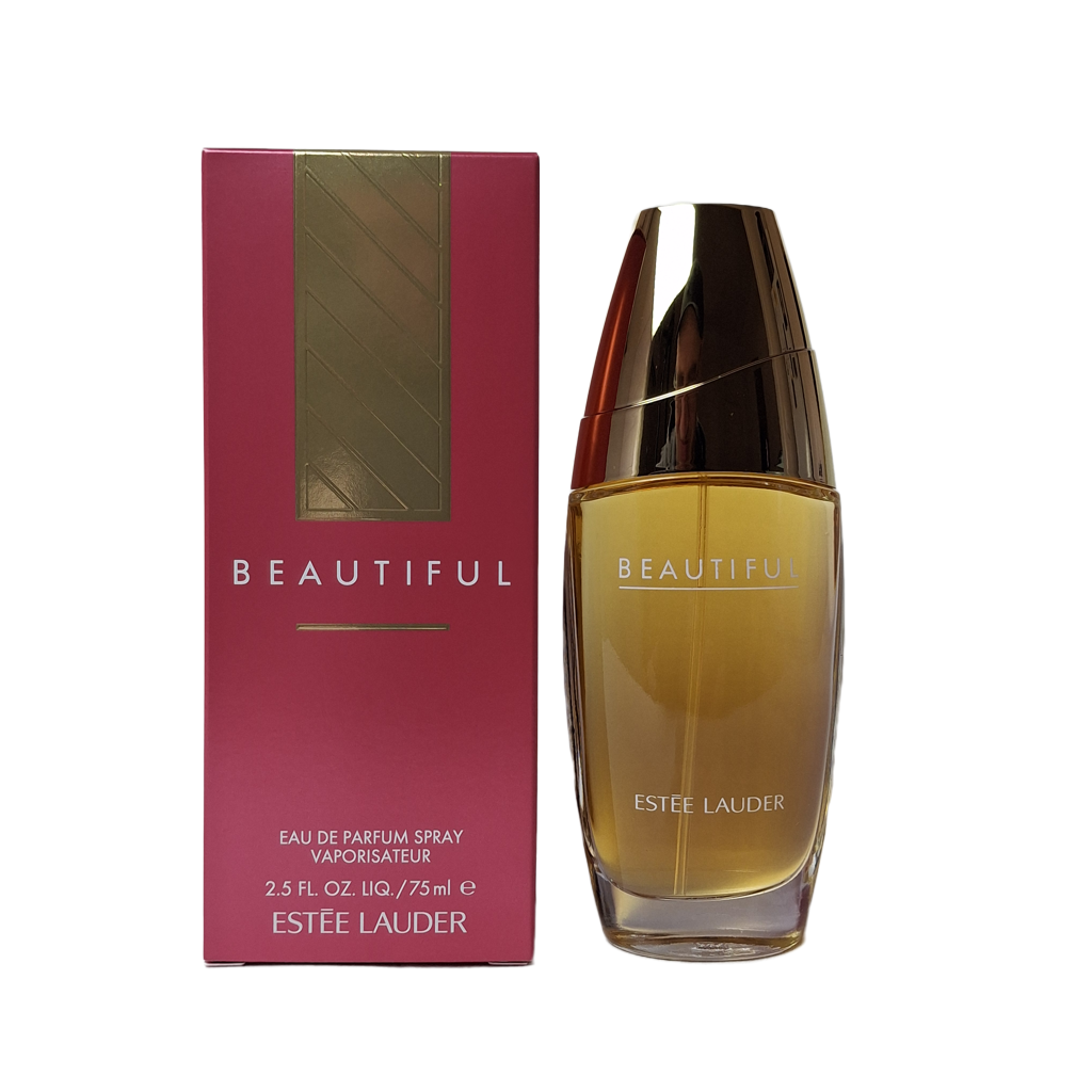 Experience the elegance of Estée Lauder Beautiful Eau De Parfum 75ml – a romantic floral fragrance for women with a bouquet of lush blossoms and timeless charm.