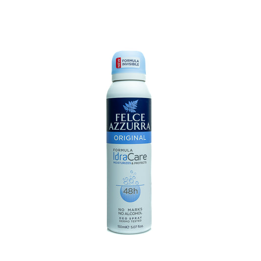 Experience long-lasting freshness with this Felce Azzurra Classic Alcohol‑Free Deodorant Spray. A 2×150 ml unisex set with a subtle, invigorating scent.