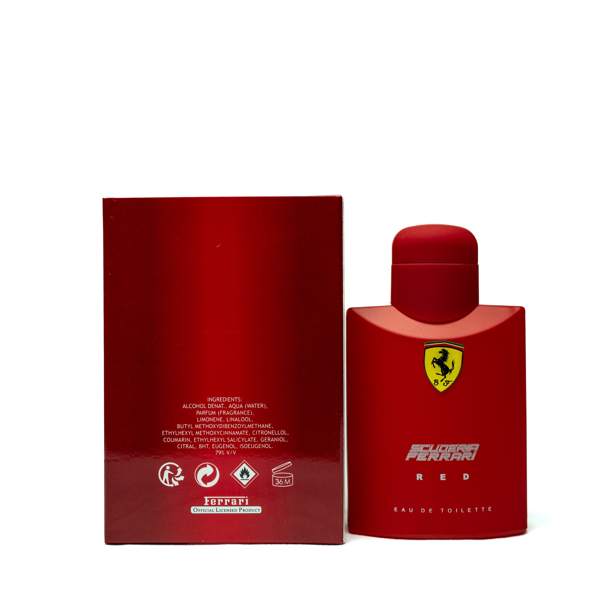 Ferrari Red by Scuderia Ferrari Eau De Toilette Spray for Men EDT 125ml - The6thScent
