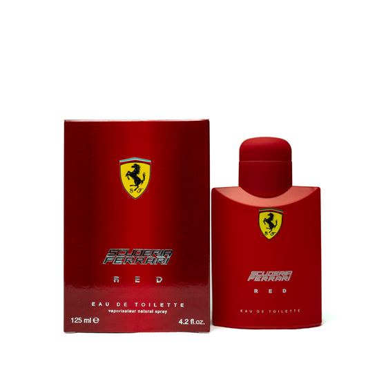 Ferrari Red by Scuderia Ferrari Eau De Toilette Spray for Men EDT 125ml - The6thScent
