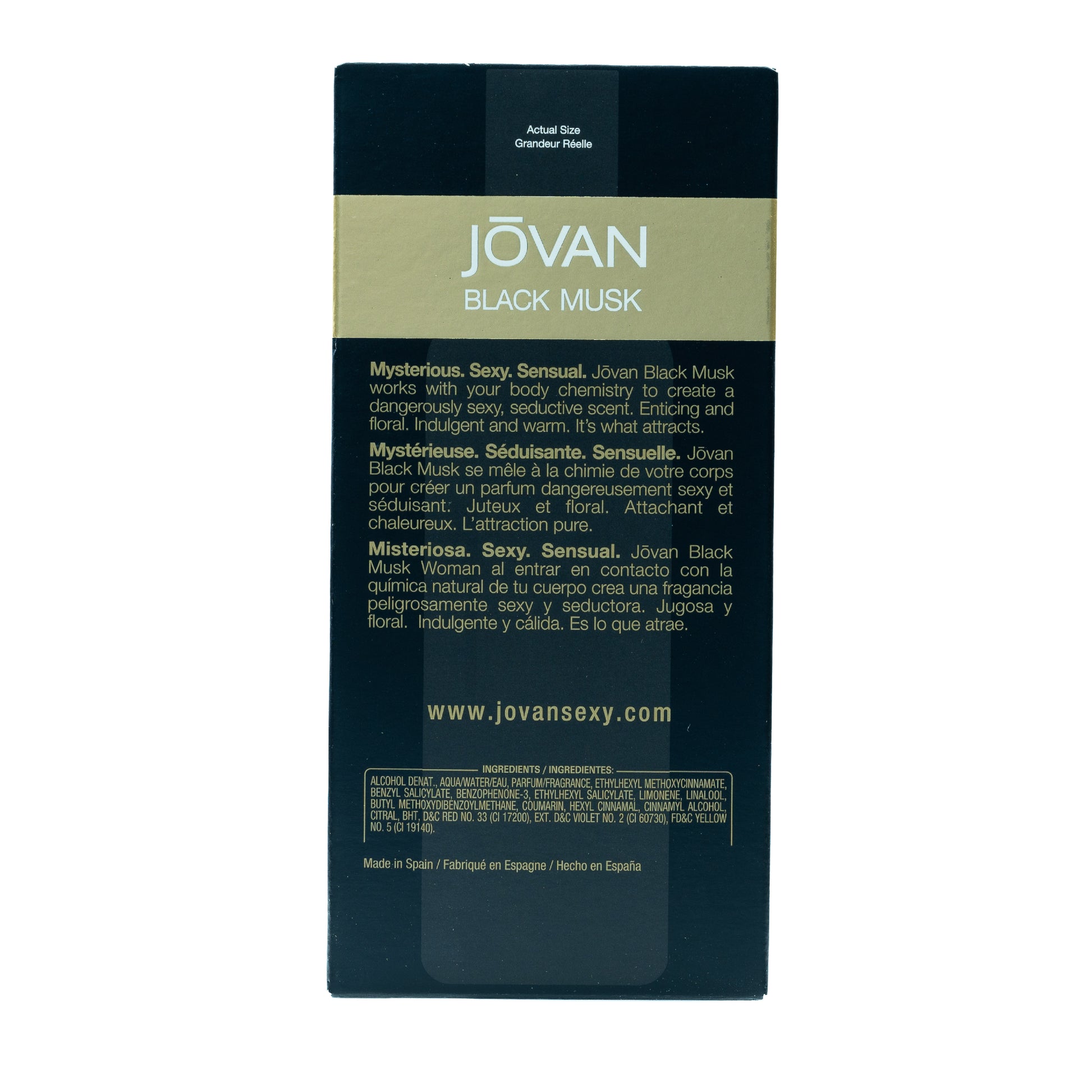 Jovan Black Musk for Women Cologne Natural Spray 96ml - The6thScent