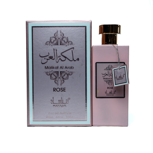 Embrace elegance with Manasik Malikat Al Arab Rose Eau De Parfum. A 100ml floral fragrance crafted for the modern woman - The6thScent