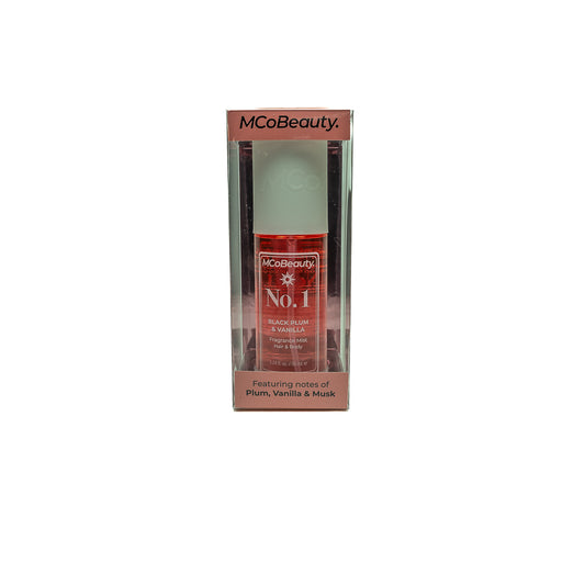 MCoBeauty Fragrance Body and Hair Mist - No.1 Black Plum & Vanilla 90ml