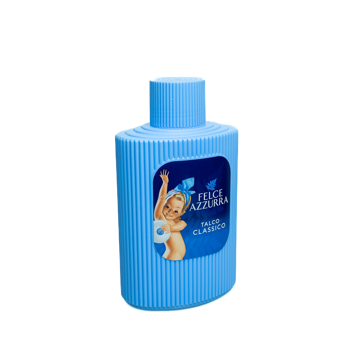 Enjoy the delicate scent and absorbent qualities of Felce Azzurra Natural Talc with this convenient 200g shaker. Preservative-free and suitable for the whole family.