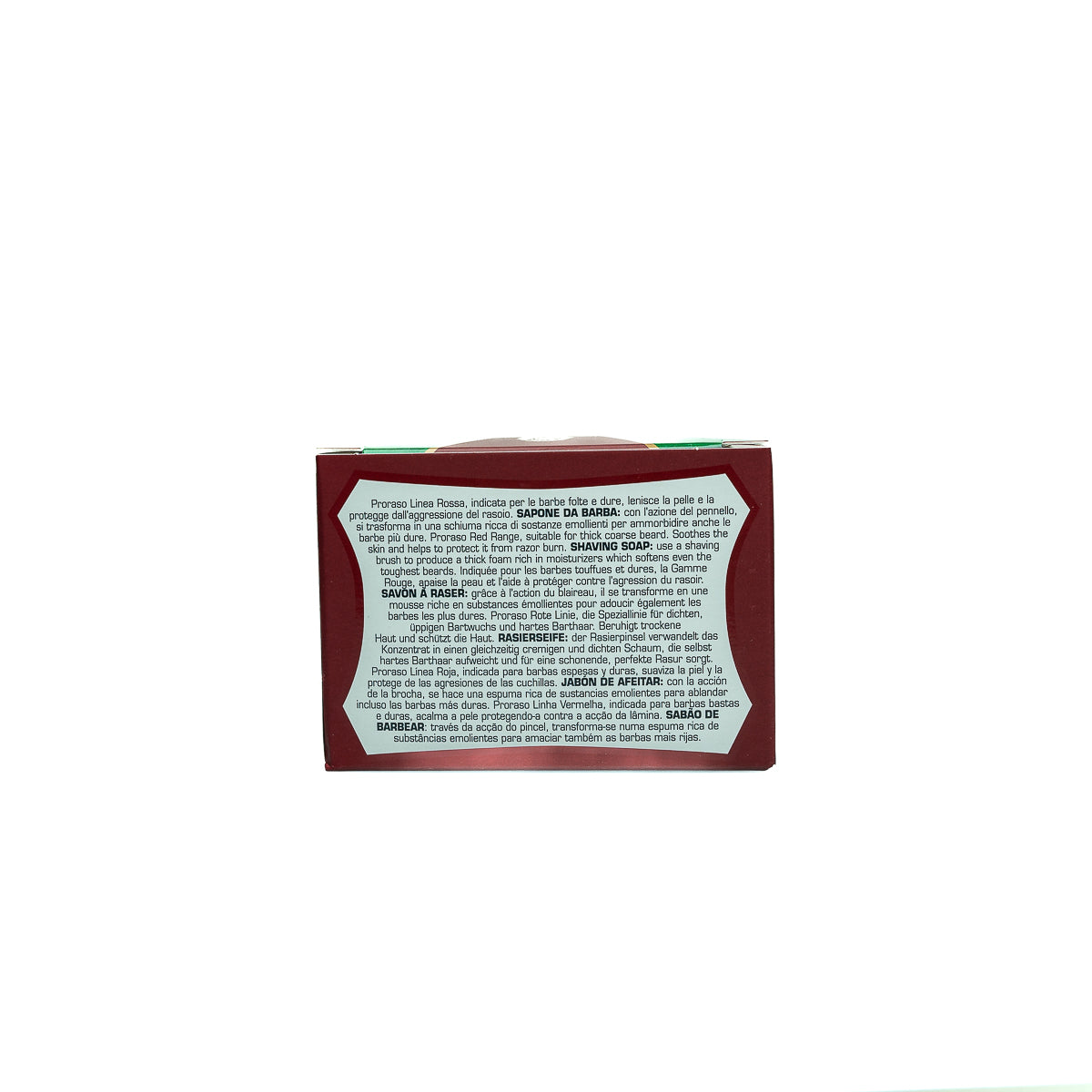 Specifically formulated for coarse beards and dry skin, this Proraso Nourish shave soap with shea butter and sandalwood creates a rich lather for a comfortable shave.