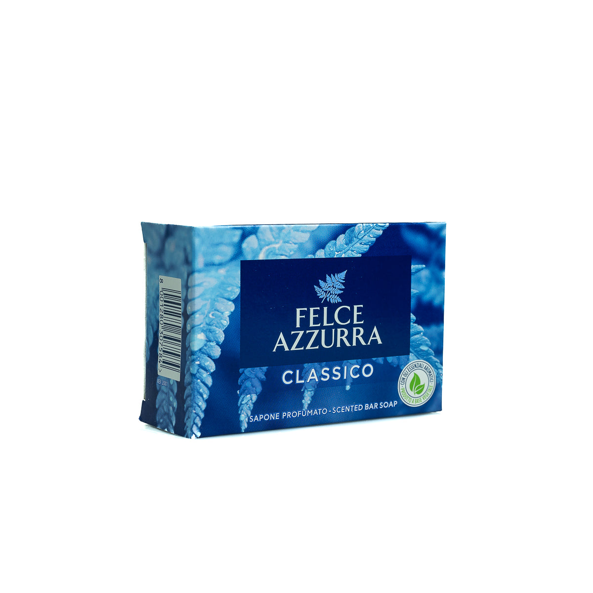 Five bars of Felce Azzurra Classico Soap 100g with the iconic Italian classic scent.