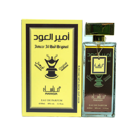 Manasik Ameer Al Oud Original Eau De Perfume For Men 100ml - The6thScent